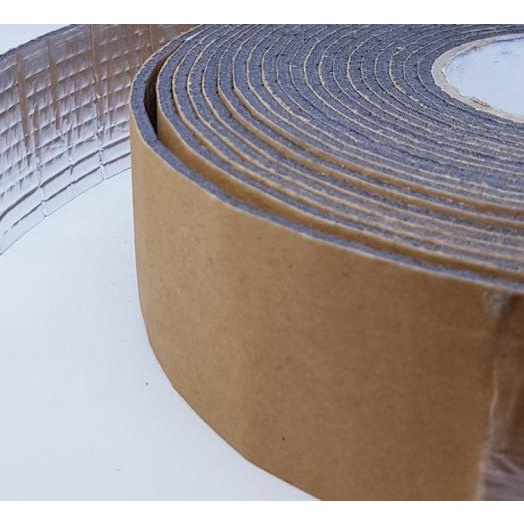 

➺ Single Foam Tape 3mm - Tebal 3mm / Lebar 5cm / Panjang 10 Meter - Foam + Alum ☑