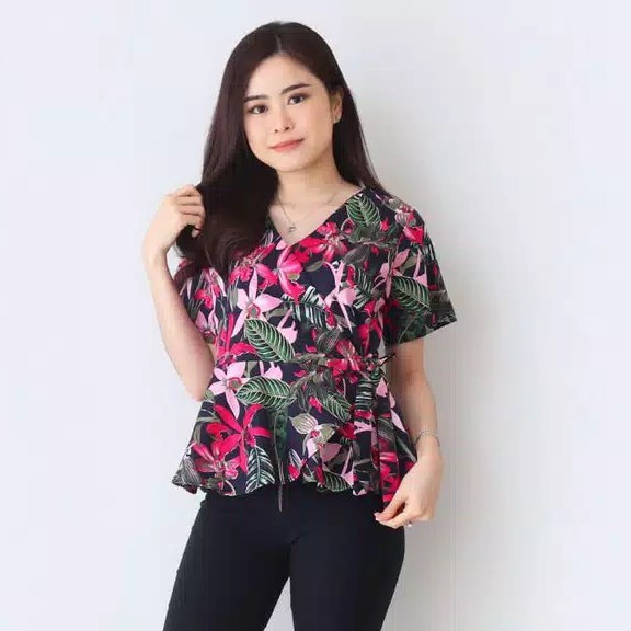 Batik wanita - Atasan blouse batik fashion wanita 691 - 628 Motif-1