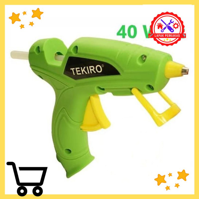 GLUE GUN 40 WATT TEKIRO / LEM TEMBAK / GLUE STICK / TEMBAK LEM TEKIRO 40 WATT