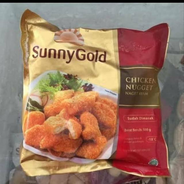 

Sunny Gold Chicken Nugget 500Gram Sunnygold Naget Ayam