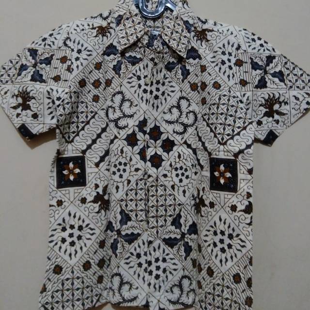 Kemeja Batik Anak Cowok usia 4-5th second