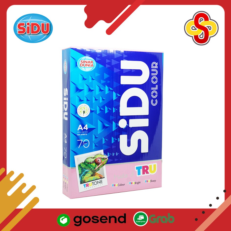 Kertas HVS Warna SiDU Colour A4 70 gr