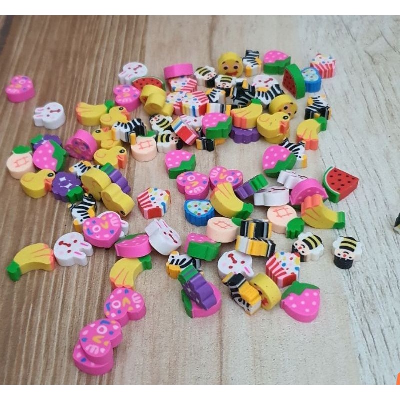 PENGHAPUS KARAKTER / PENGHAPUS LUCU / 100 PCS