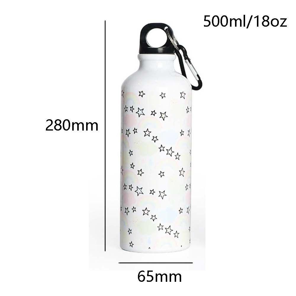 Solighter Botol Air Minum Bahan Aluminum Anti Bocor Dapat Berubah Warna Untuk Outdoor / Travel
