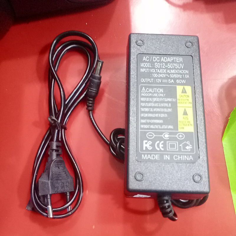 adaptor dvr cctv bagus 12v 5a