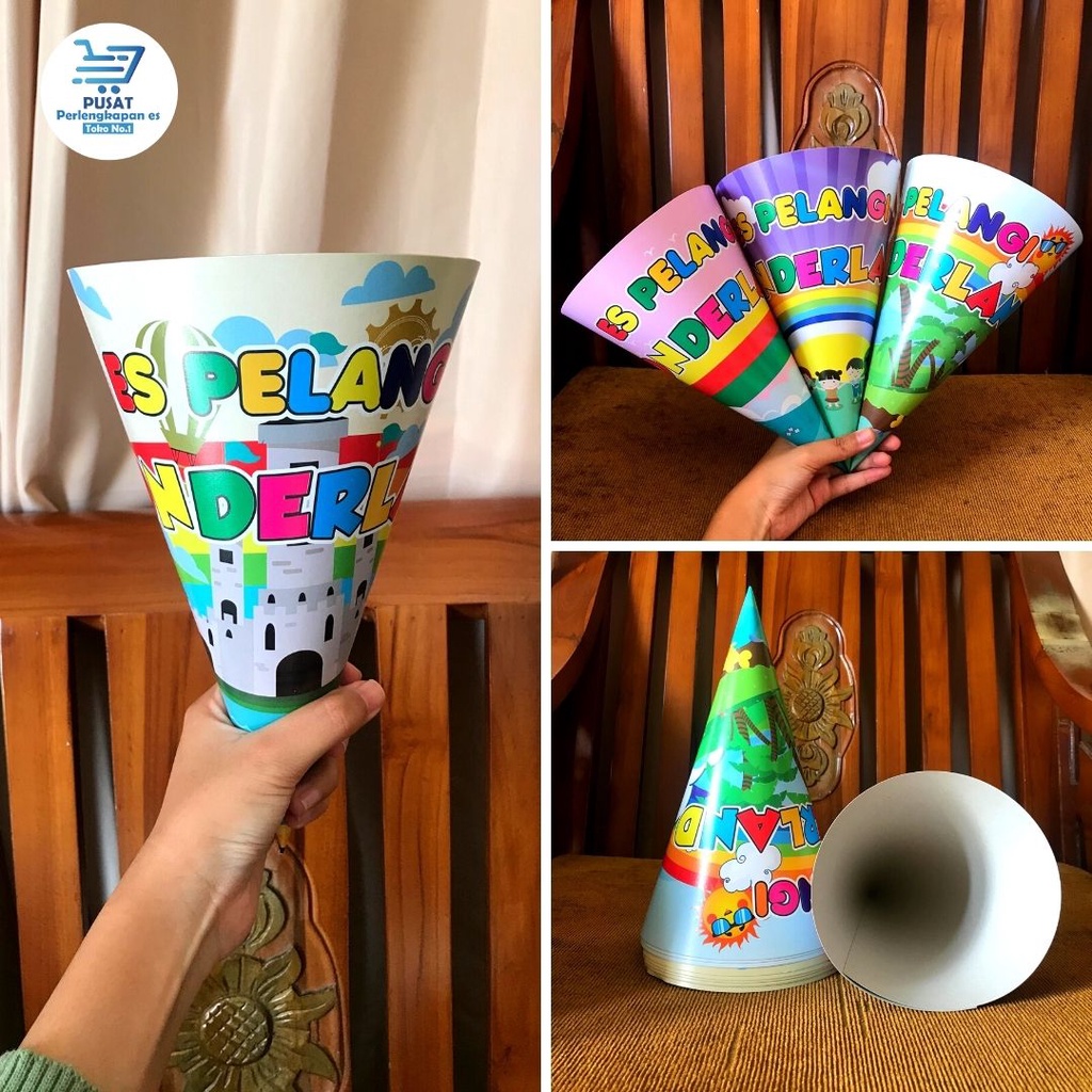 

Kertas Es Serut Salju Cara Membuat Kerucut Es Krim Kertas Kemasan Es Pelangi