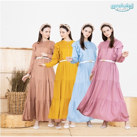 [Brandedbaby] GAMIS PEREMPUAN DEWASA POLKADOT / GAMIS IBU POLKADOT IMPORT