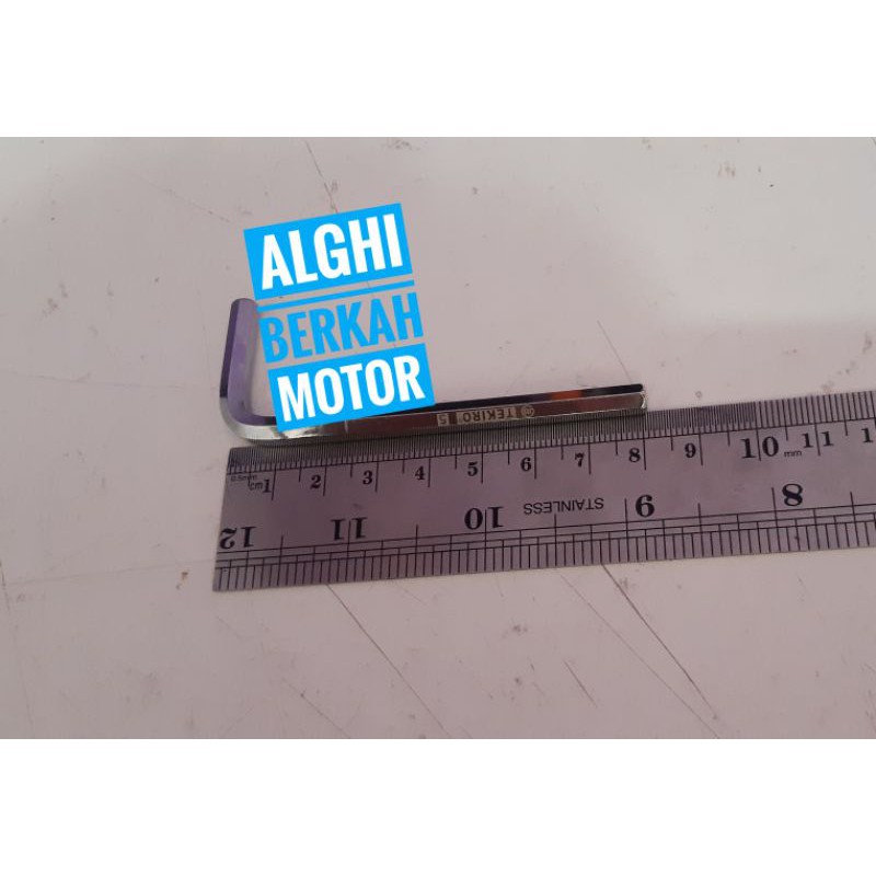 Kunci L5 Tekiro pendek 8cm Original Satuan