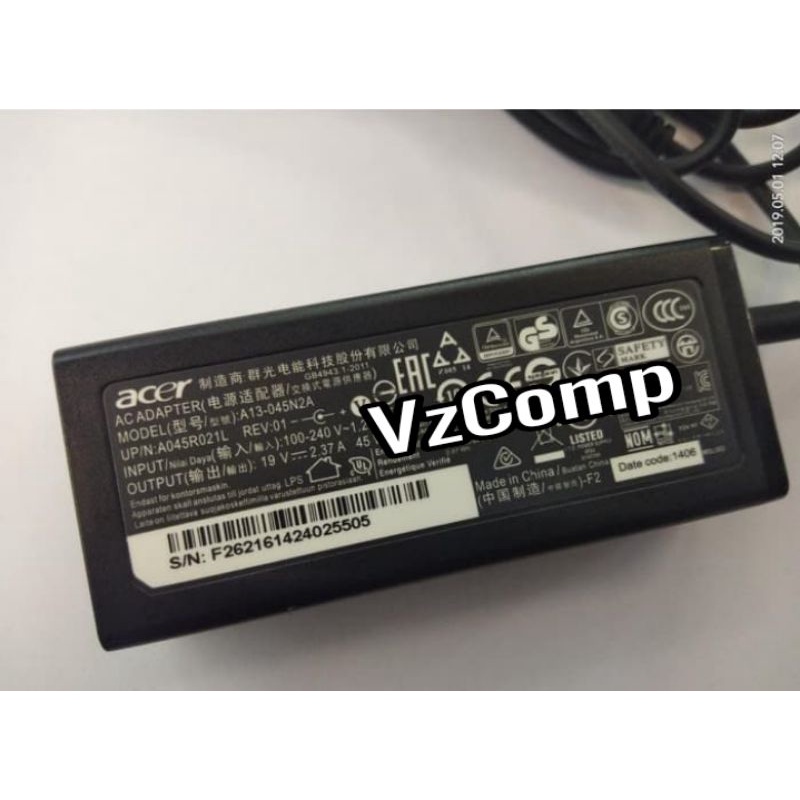 ORIGINAL Charger Adaptor Laptop Acer Aspire E5 522 E5-532 E5 473 G