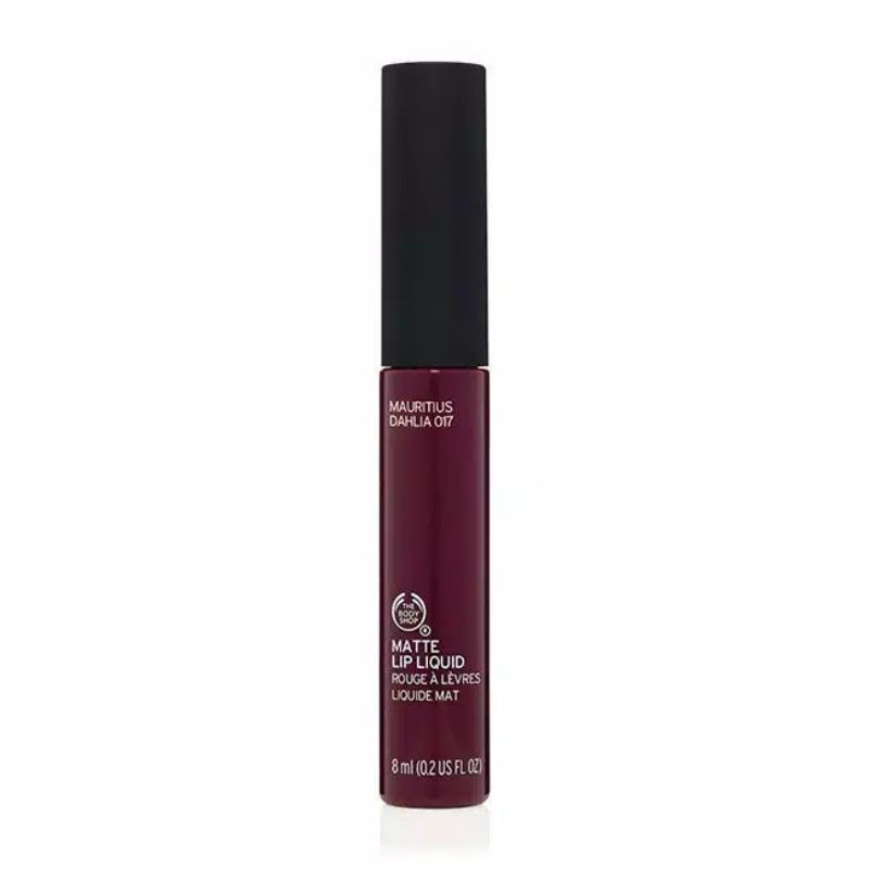THE BODY SHOP ORIGINAL LIP MATTE LIQUID MAURITIUS DAHLIA 017