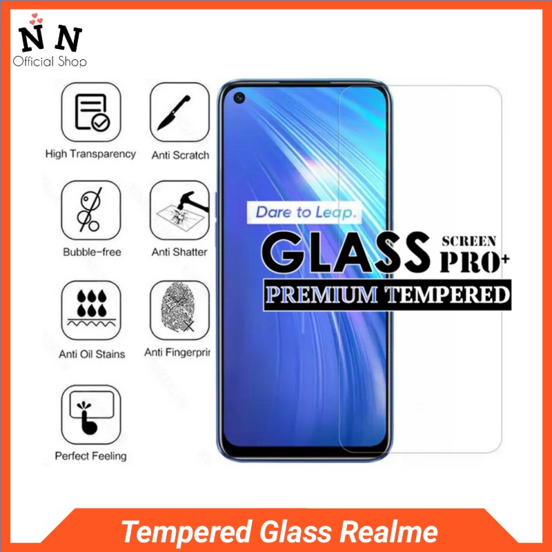 Spigen Tempered Glass Realme 5 Pro HD 2.5D Protection Anti Gores Kaca