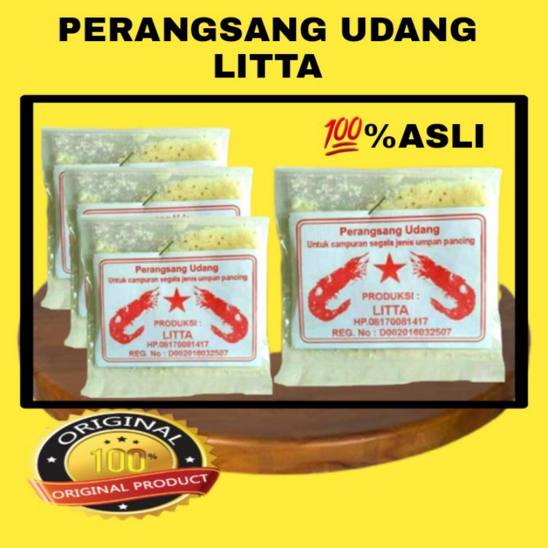 umpan pancing udang litta asli / umpan perangsang ikan mas / umpan ikan mas / pelet ikan / umpan ika