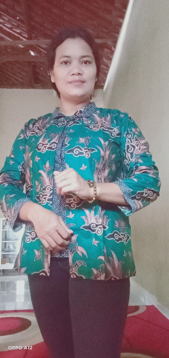 Batik Couple_maora Sania Ruffle Batik Couple Ori Ndoro Jowi Dnt Garansi Termurah