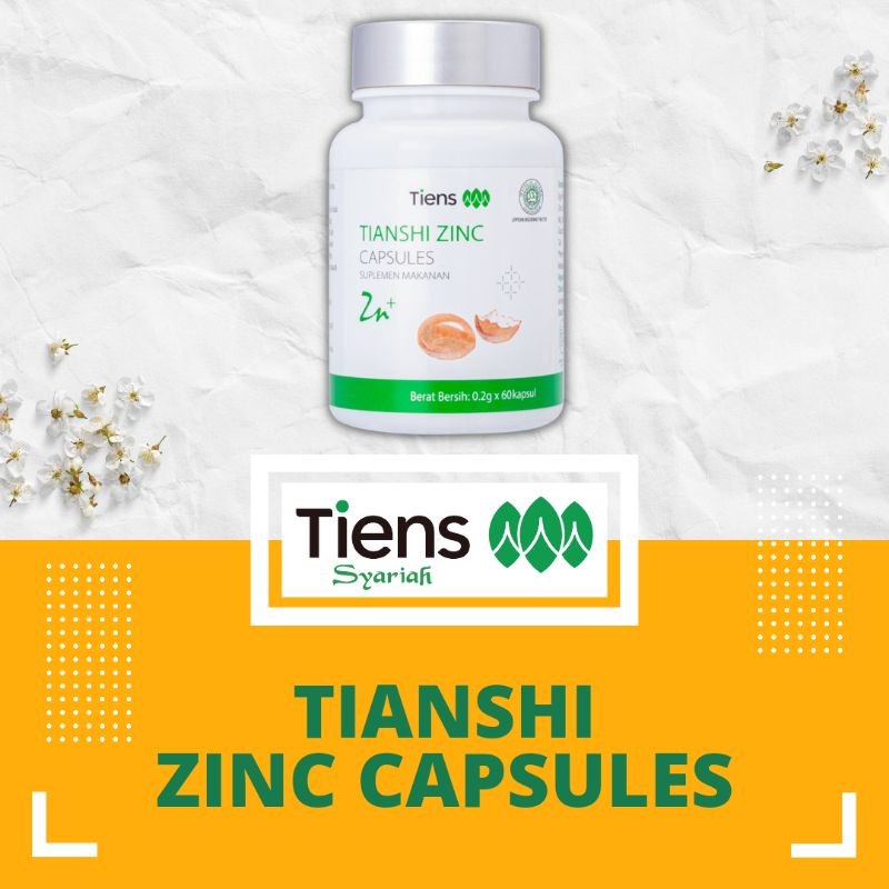 ZINC TIENS ASLI JIKA PALSU GARANSI UANG KEMBALI. 1 BOTOL ZINC KAPSUL