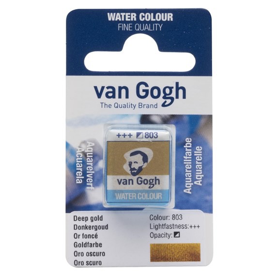 Van Gogh Watercolour Half Pan - Metallic