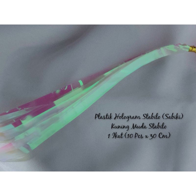 PLASTIK HOLOGRAM MUTIARA / PLASTIK SABIKI