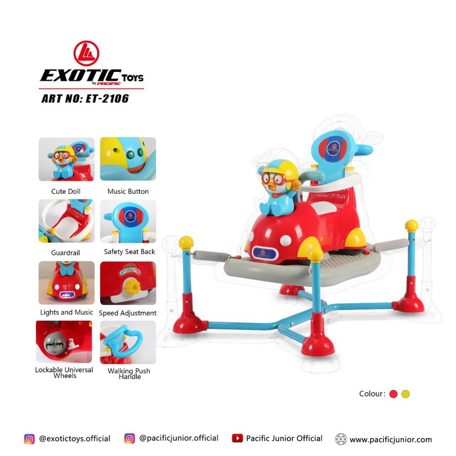 EXOTIC MULTIFUNCTION ROCKING CAR ET-2106