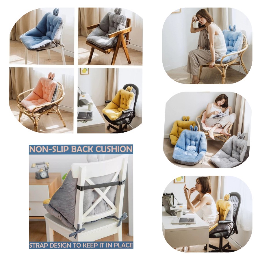 Relaxseat Fluffy Chair Seat Cushion Bantal Alas duduk empuk