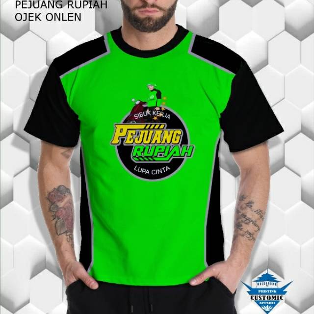 Kaos Pejuang Rupiah Kaos Distro Berkualitas - Pejuang Rupiah Ojek Online