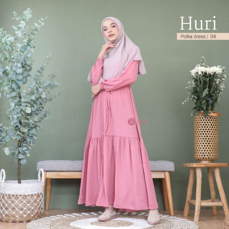 Huri Polka Dress A04 by Zizara