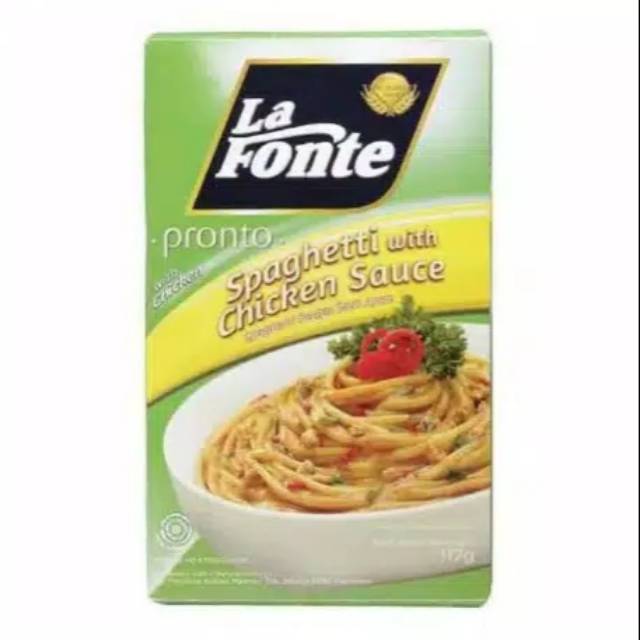 

La fonte pronto with chicken sauce 117gr