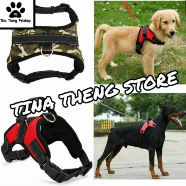 Pet Harness &quot;ROMPI ANJING BESAR SIZE L - XL&quot; Adjustable Strap Dog Collar