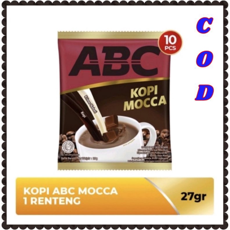 

KOPI ABC MOCA 27GR RENCENG (ISI 10)