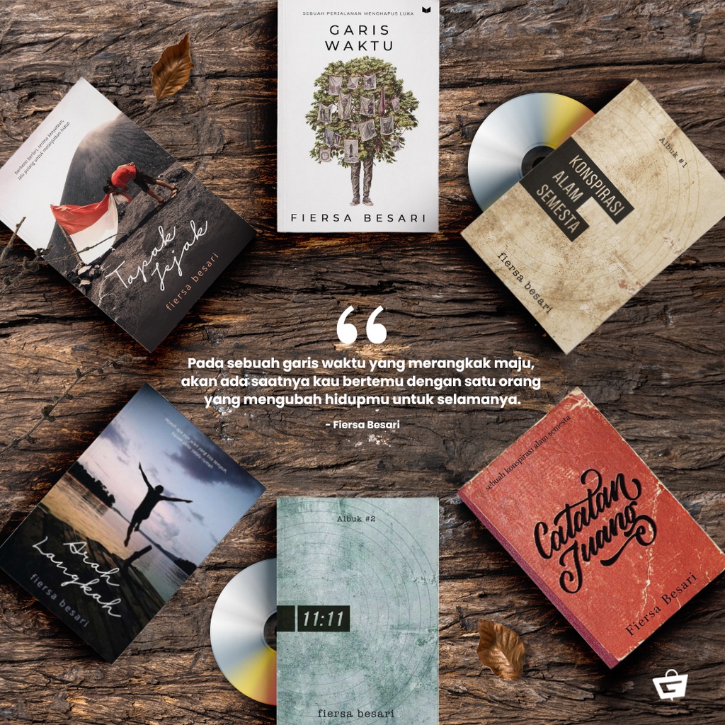 Buku Novel  - Garis Waktu Ori Original Asli Bukan Kw Atau Imitasi (5 Tahun Special Cover)/Kumpulan B