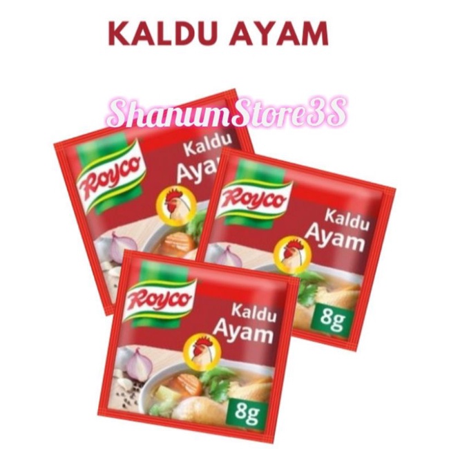 

Royco kaldu ayam renceng @8grx12pcs