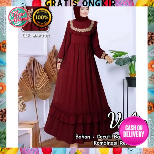 Baju Gamis Terbaru Wanita Kekinian 2022 Budju Games Terfavorit Anak Remaja Gmis Fashion Muslim Perem