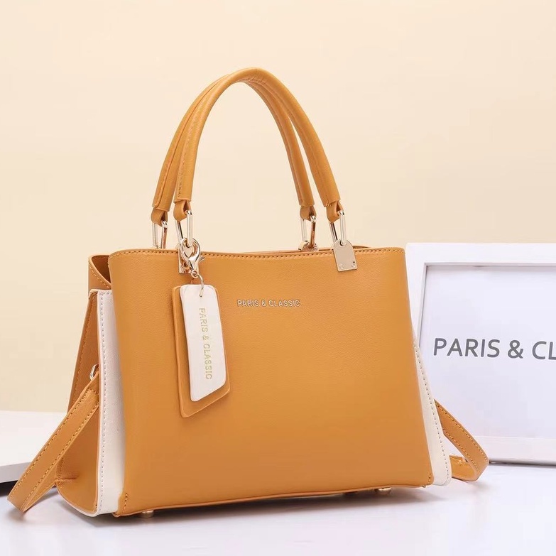 Paris Classic Tas Wanita Import Branded Original Terbaru Handbag Selempang Wanita Top Handle Bag Tas Fashion Wanita Import [PC 21022]