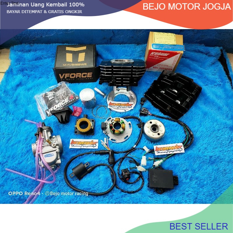 PAKET BLOK BURENG RX KING SET MAHNIT PENGAPIAN YZ KOP NANAS PWK SUDCO 35