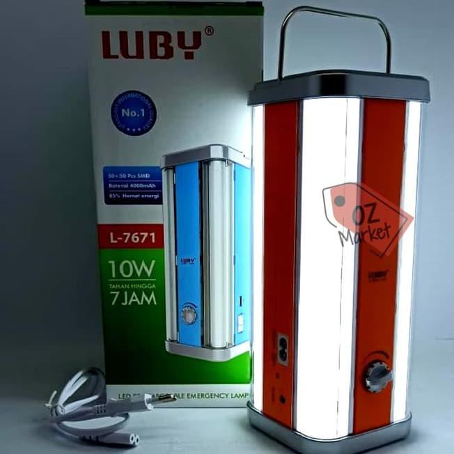 VUQD LAMPU EMERGENCY LUBY L-7671 - RECHARGEABLE LED EMERGENCY LAMP RZNG