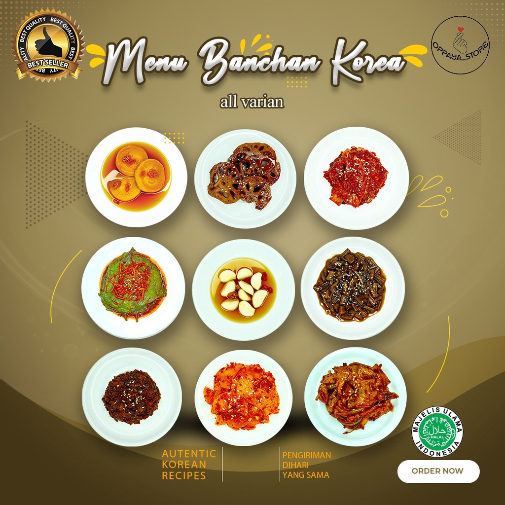 

Oppaya Store - Menu Banchan Korea Berbagai Jenis Varian