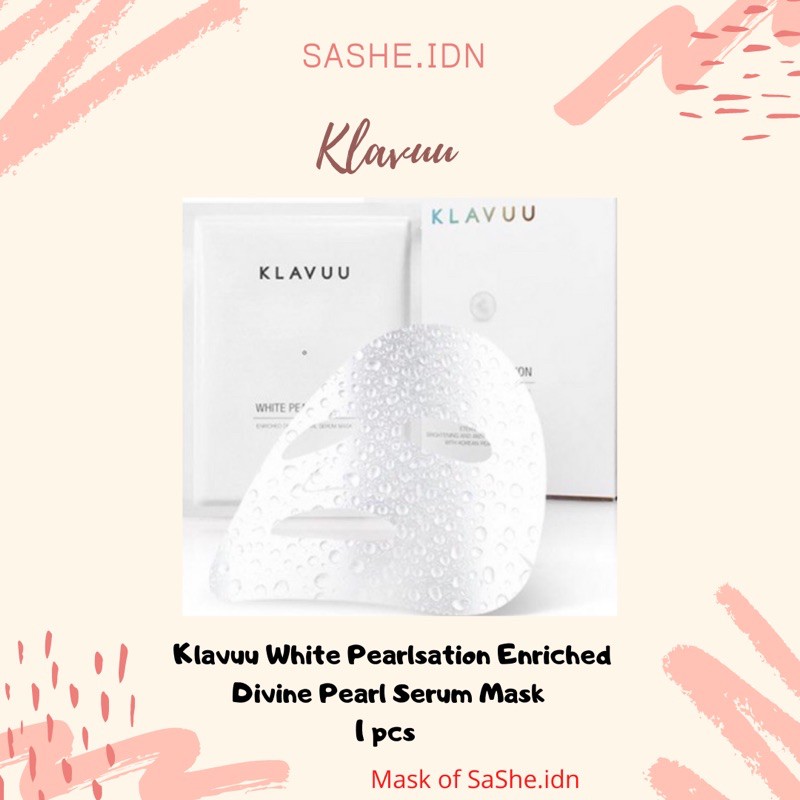 

KlavuuWhitePearlsationEnrichedDivinePearlSerumMaskSet1pcs