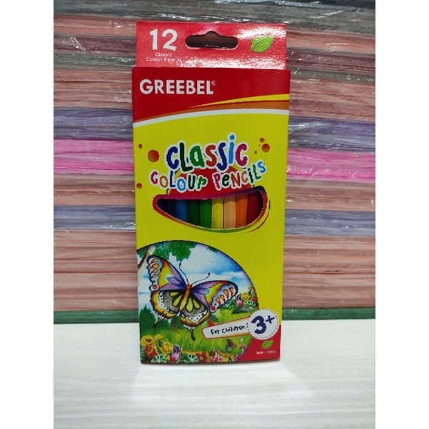 

Pensil warna classic greebel 12panjang