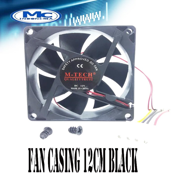 Fan Casing 12cm Hitam