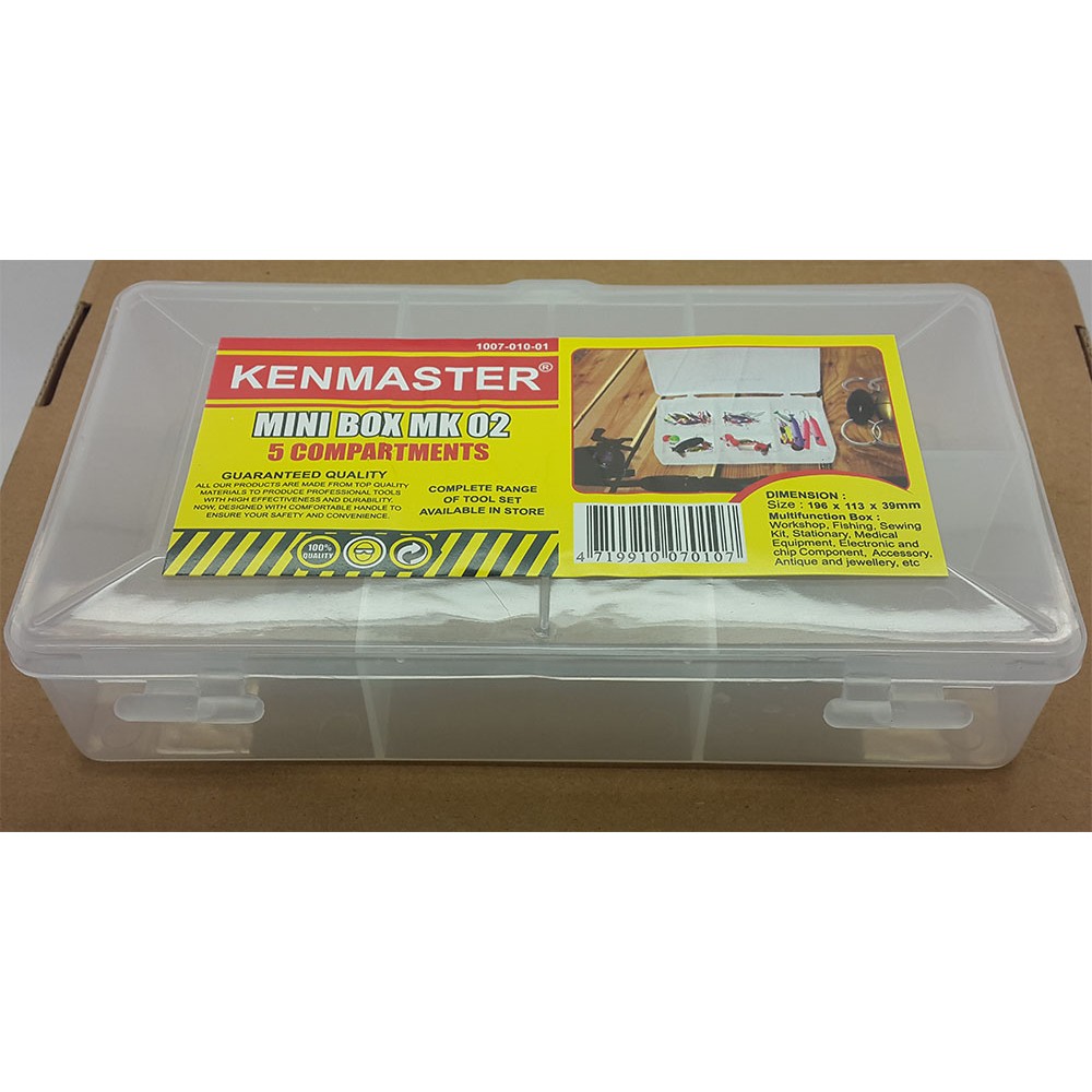 5 compartments mini box MK02 Merk Kenmaster