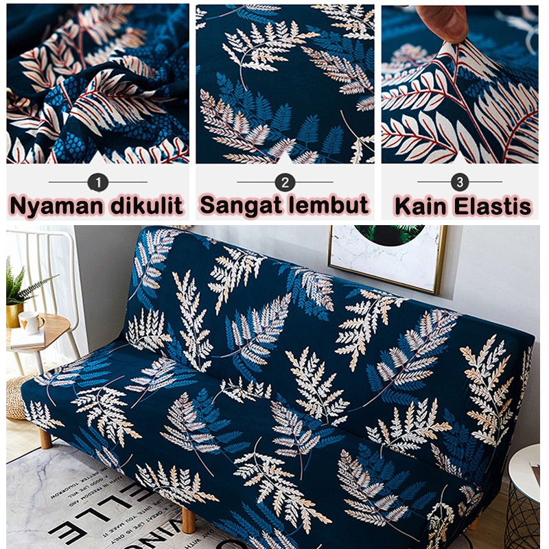 Elastis Cover Sofa  Penutup Sofa Pattern Menarik Sarung Sofa Bed Kasur One Size