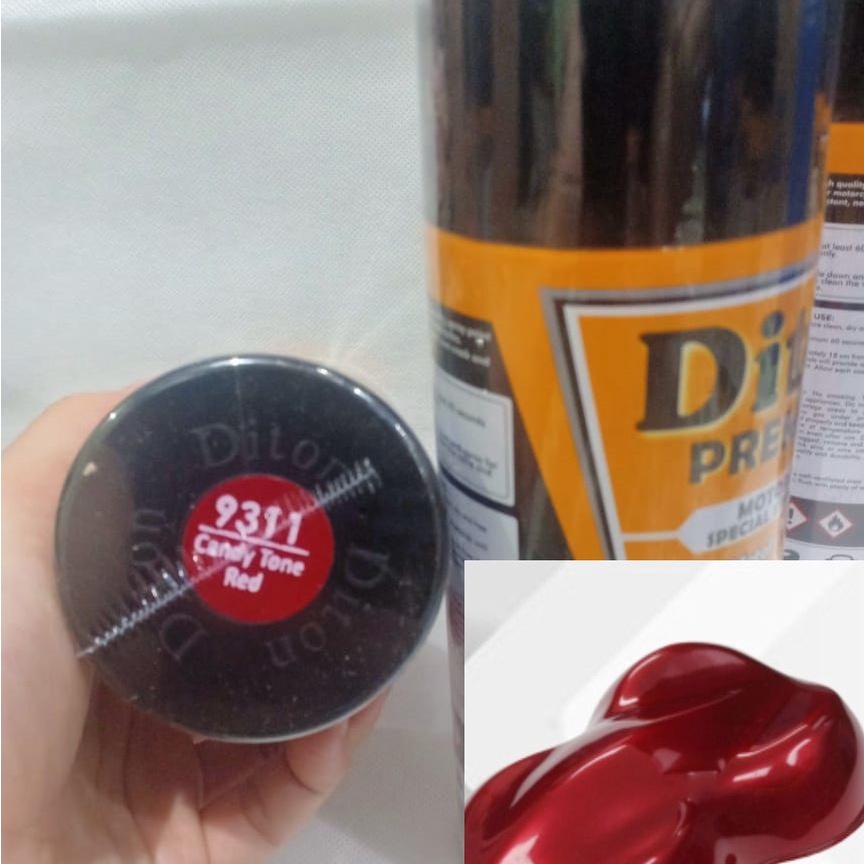 Pilok Pilox DITON Premium 9311 Candytone Red Candy Tone Merah (400cc / 400ml)