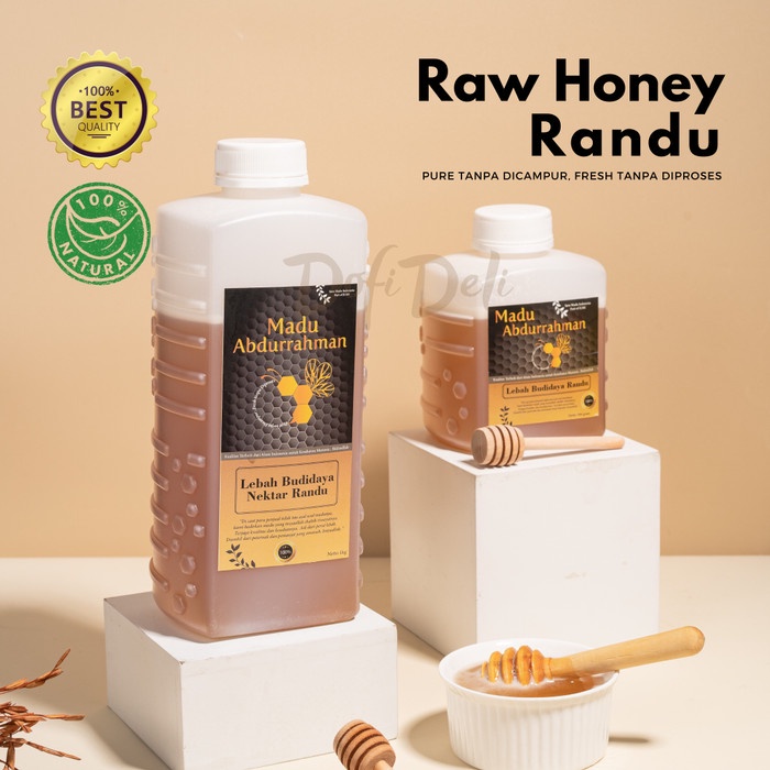 

(BISA COD) Madu Abdurrahman Randu/ Raw Honey 500gr & 1kg - 500gr