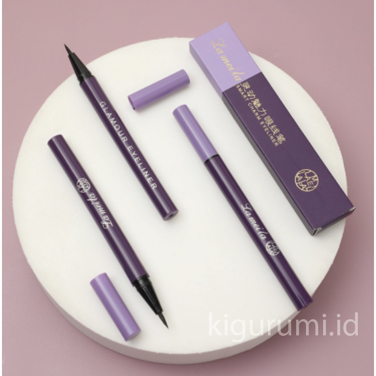 LAMEILA Eyeliner Long Lasting Waterproof Eye liner Ungu LA139 824