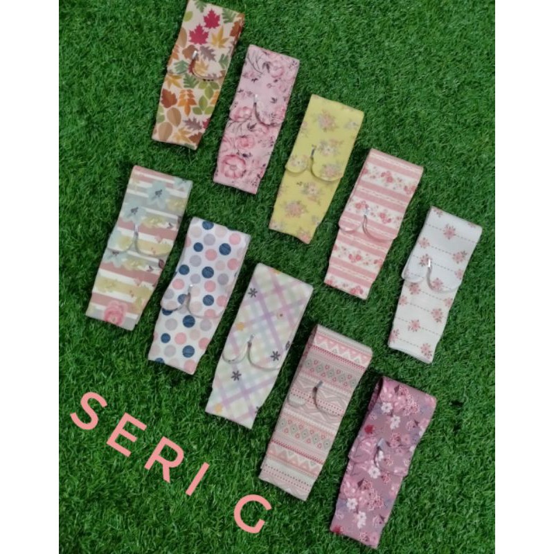 (12pcs) kaoskaki  jempol Printing kaos kaki wanita Panjang Kaos kaki Muslimah-Seri G