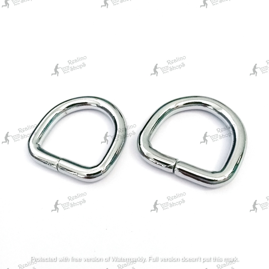RING D TINGGI - 2CM NEKEL (KUALITAS TEBAL) - AKSESORIS TAS