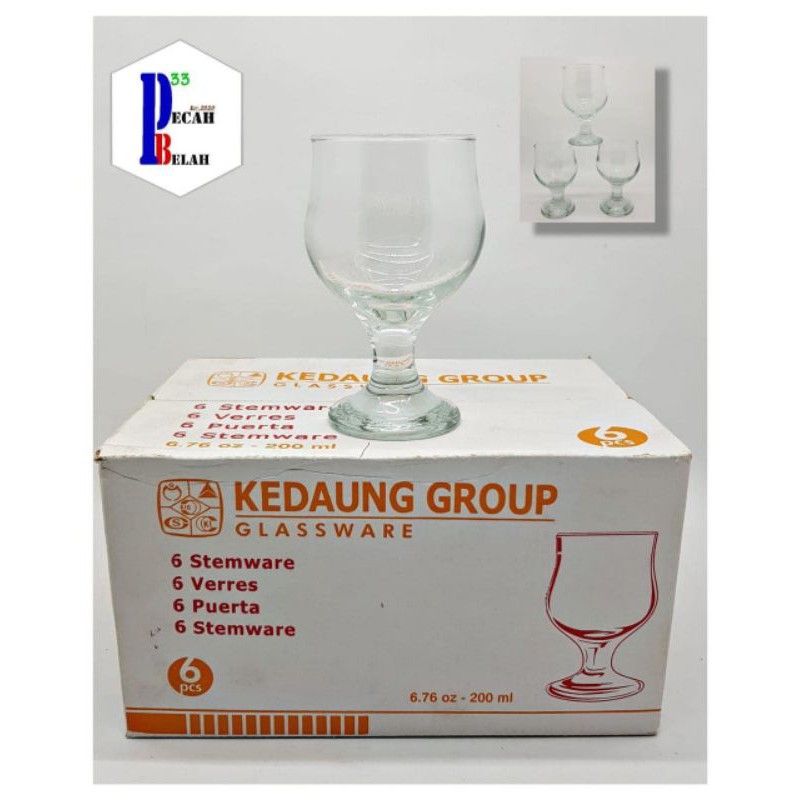 Jual Kig Tum Gelas Kaki Gelas Jus Gelas Susu Gelas Cafe Gelas Resto 7 Tum 200ml Shopee 3924