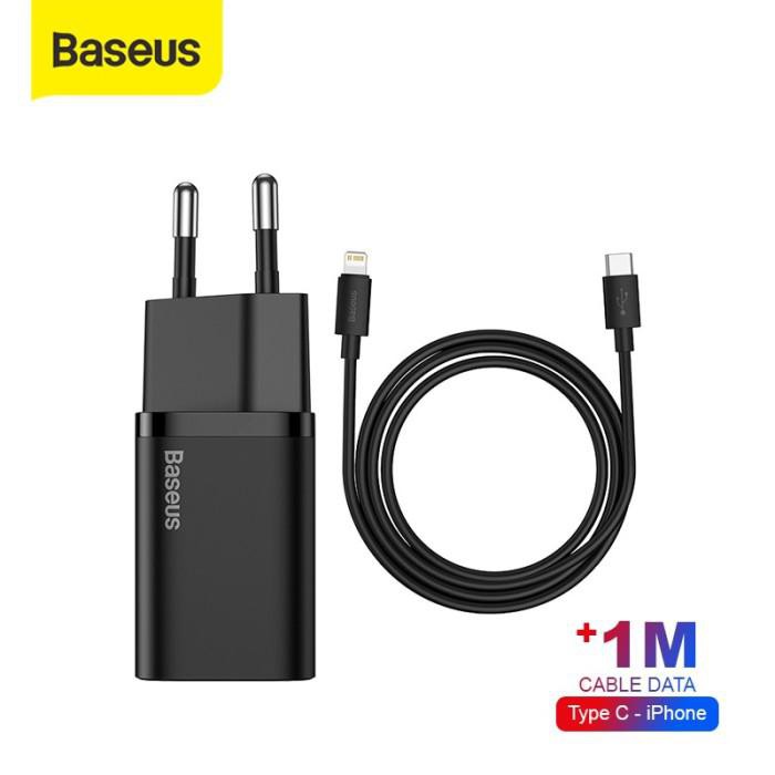 Baseus Bundling Super Si 20w Type C to Lightning - Fast Charging for iPhone - Adapter + Cable