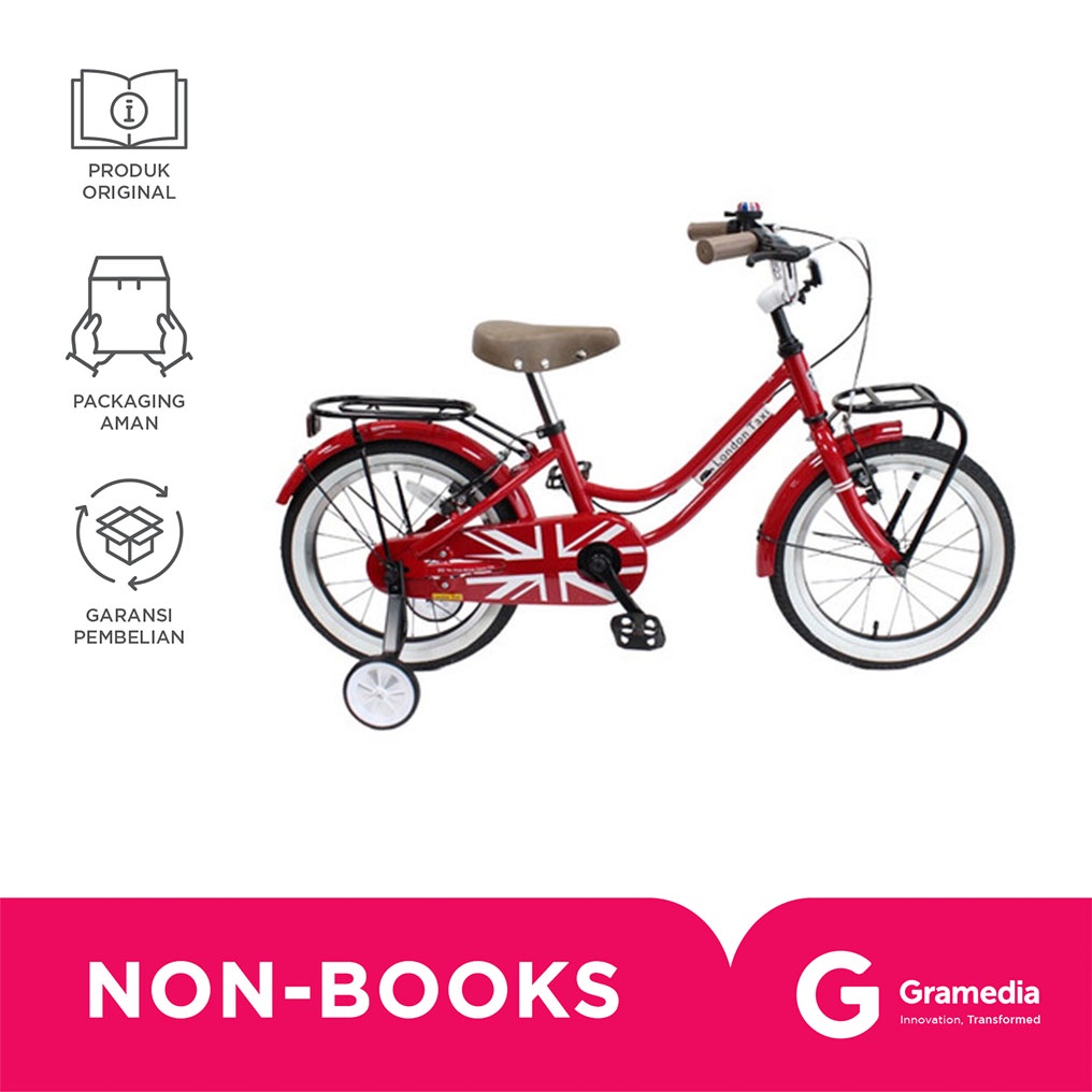 London Taxi Kids Bike 16" Red