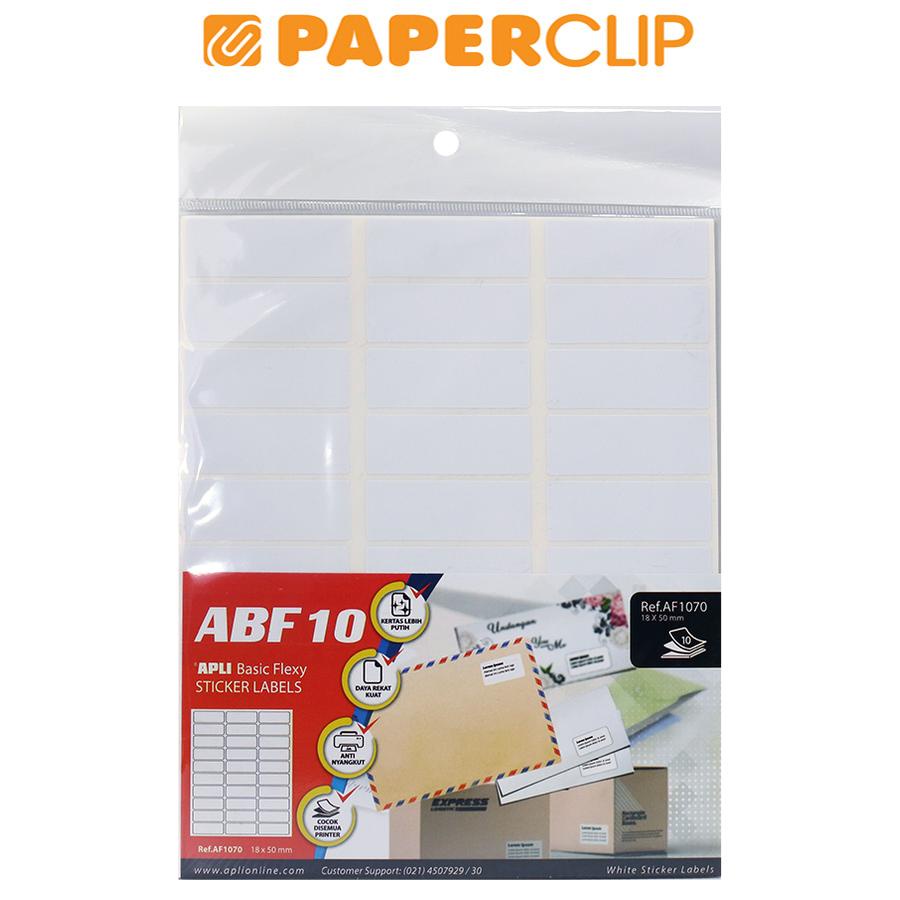 

LABEL APLI AF1070 18X50 10