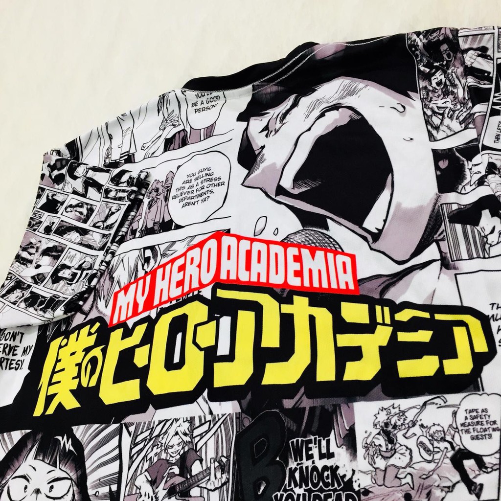 Tshirt Earphone Jack BNHA Boku No Hero Academia My Hero Academia Anime Manga