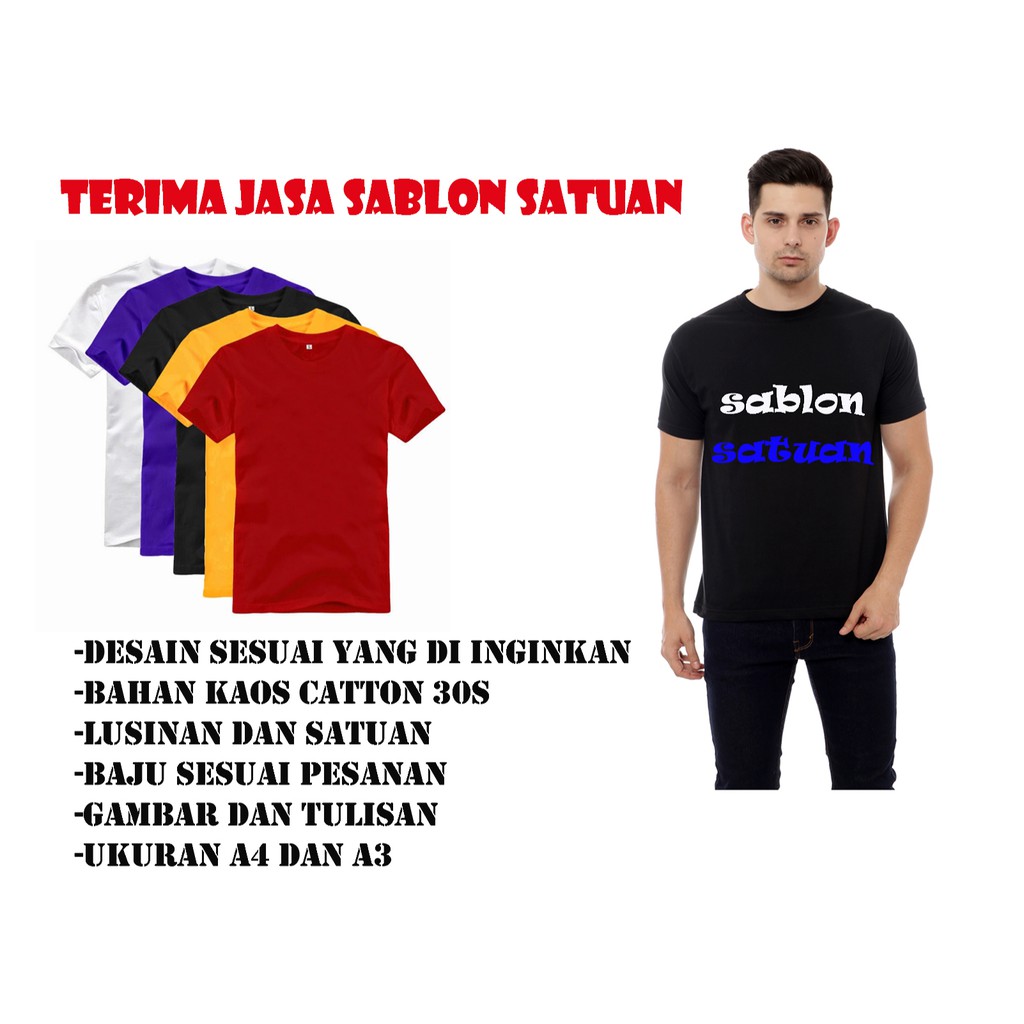 Jasa Sablon satuan